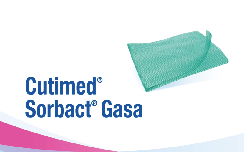 Este vídeo muestra cómo puede aplicarse Cutimed Sorbact Swab Este vídeo muestra cómo puede aplicarse Cutimed Sorbact Swab